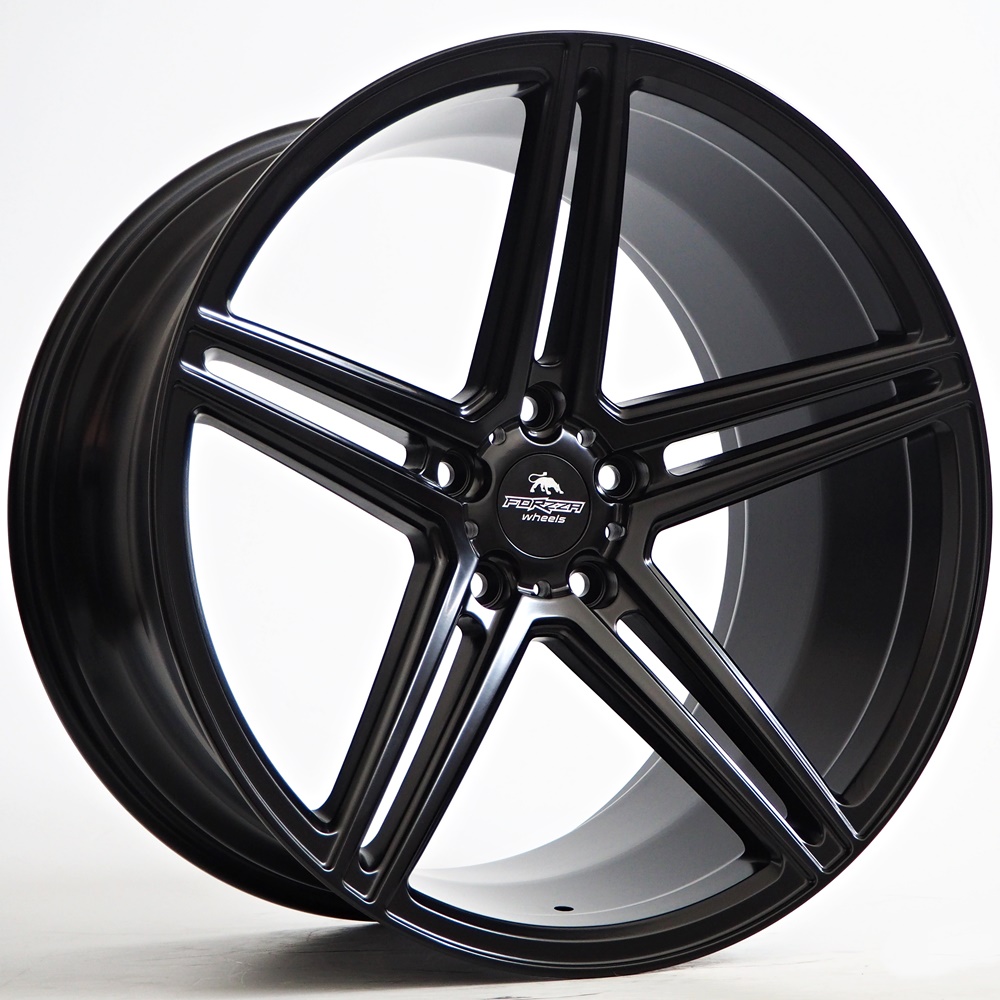 Ratlankis Forzza Bosan 9,5X19 5X120 ET37 72,6 Satin Black – tootefoto