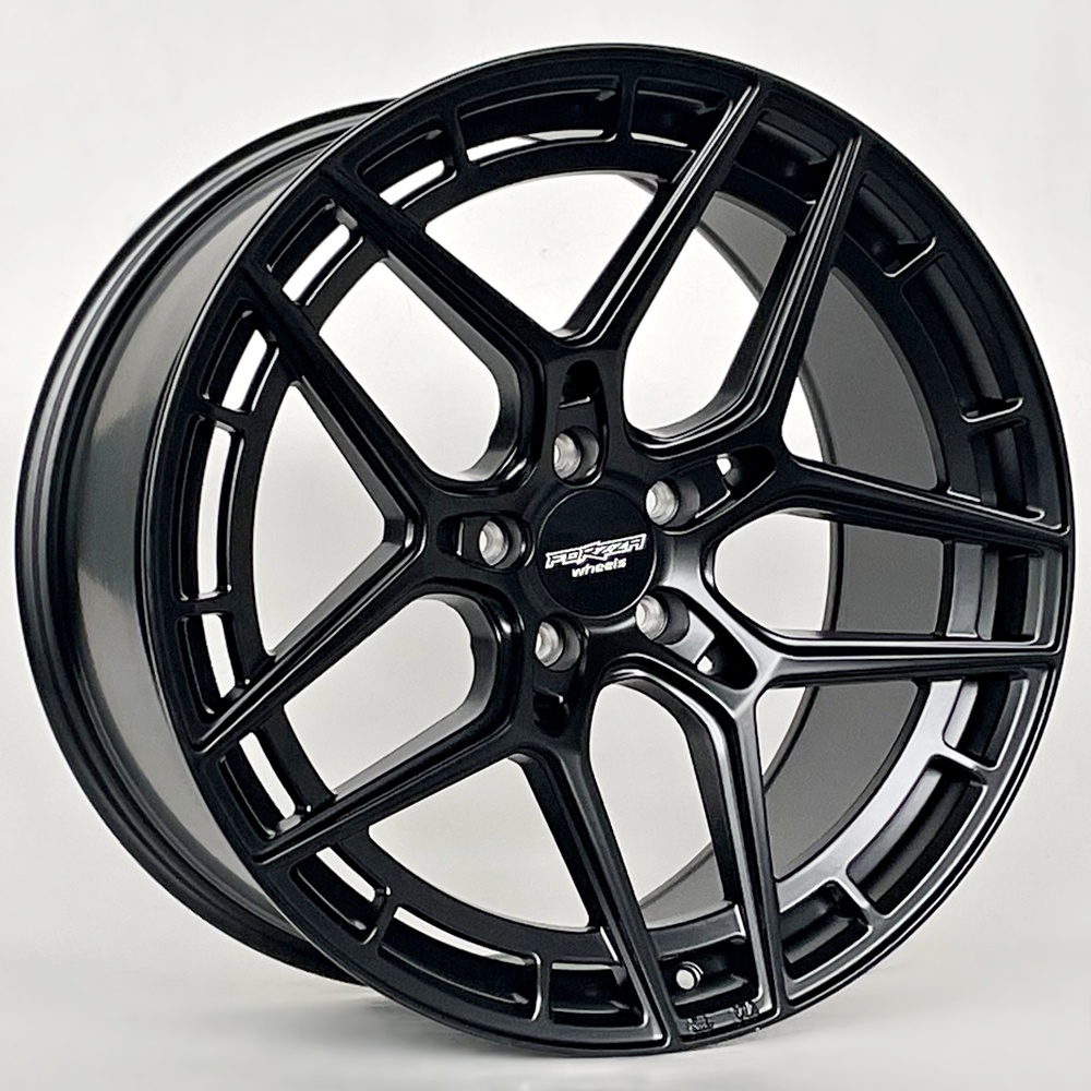 Ratlankis Forzza Magnum 10X20 5X120 ET37 74,1 Satin Black – tootefoto