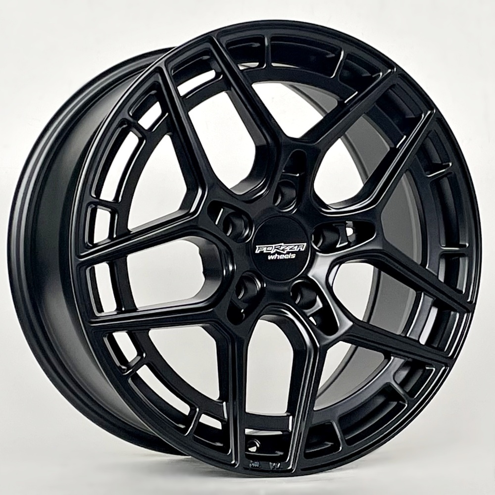 Ratlankis Forzza Magnum 9X18 5X120 ET37 72,56 Satin Black – tootefoto