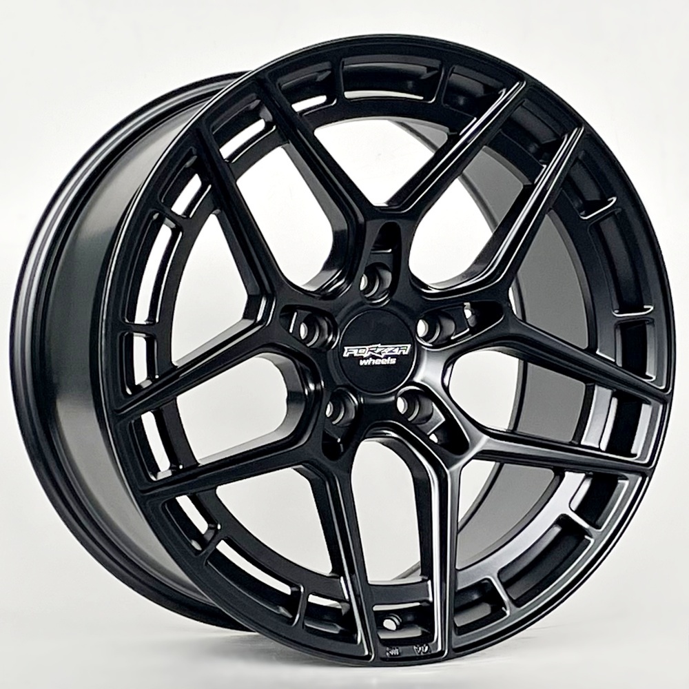 Ratlankis Forzza Magnum 9,5X19 5X112 ET40 66,56 Satin Black – tootefoto