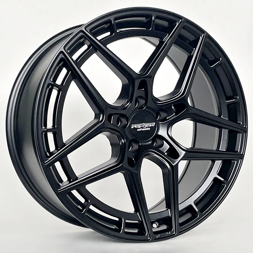 Ratlankis Forzza Magnum 9X20 5X112 ET25 66,56 Satin Black – tootefoto