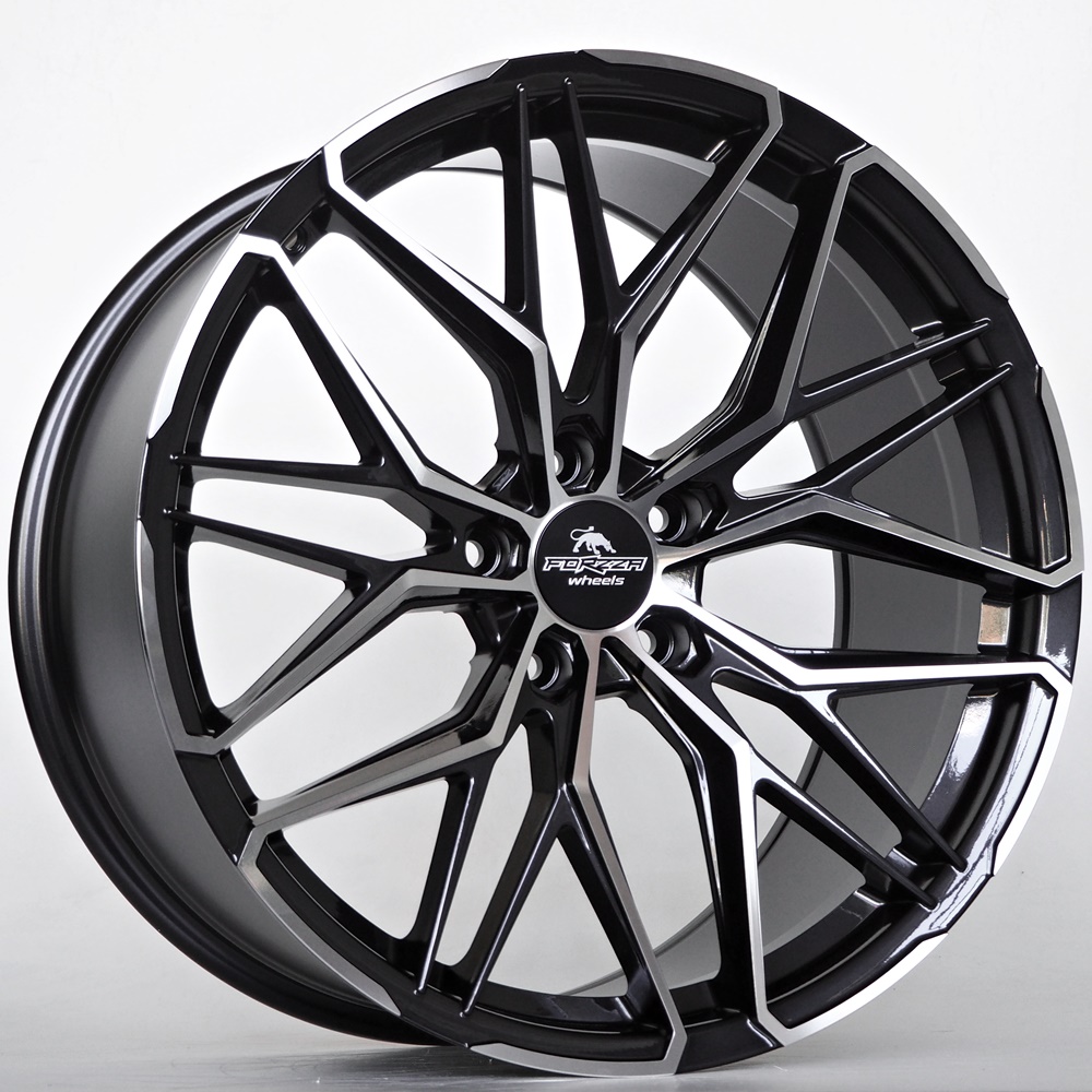 Ratlankis Forzza Stone 9,5X20 5X112 ET38 66,56 Black Magic Face Polished – tootefoto
