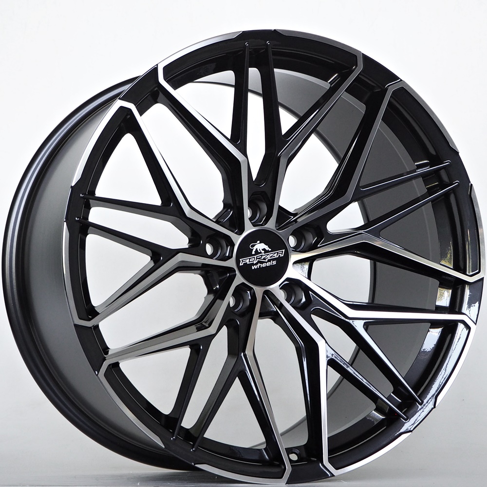 Ratlankis Forzza Stone 10,5X20 5X112 ET40 66,56 Black Magic Face Polished – tootefoto