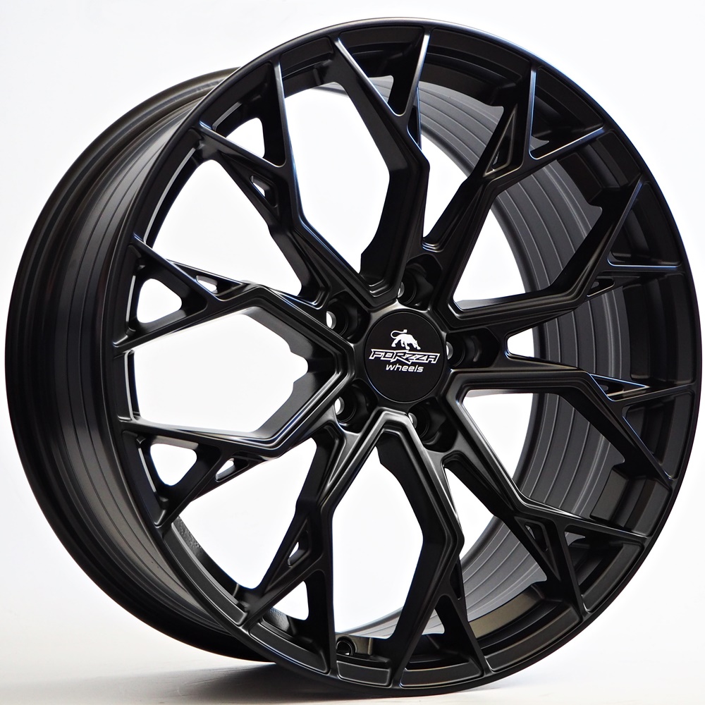 Ratlankis Forzza Titan 8X18 5X110 ET33 65,1 Satin Black – tootefoto