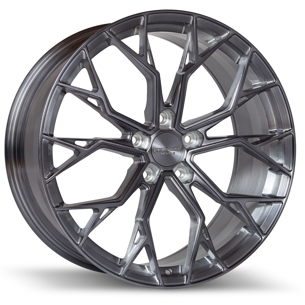 Ratlankis FORGED FORZZA TITAN 9,5X21 5X130 ET61 71,6 Brushed + grey clear coat – tootefoto