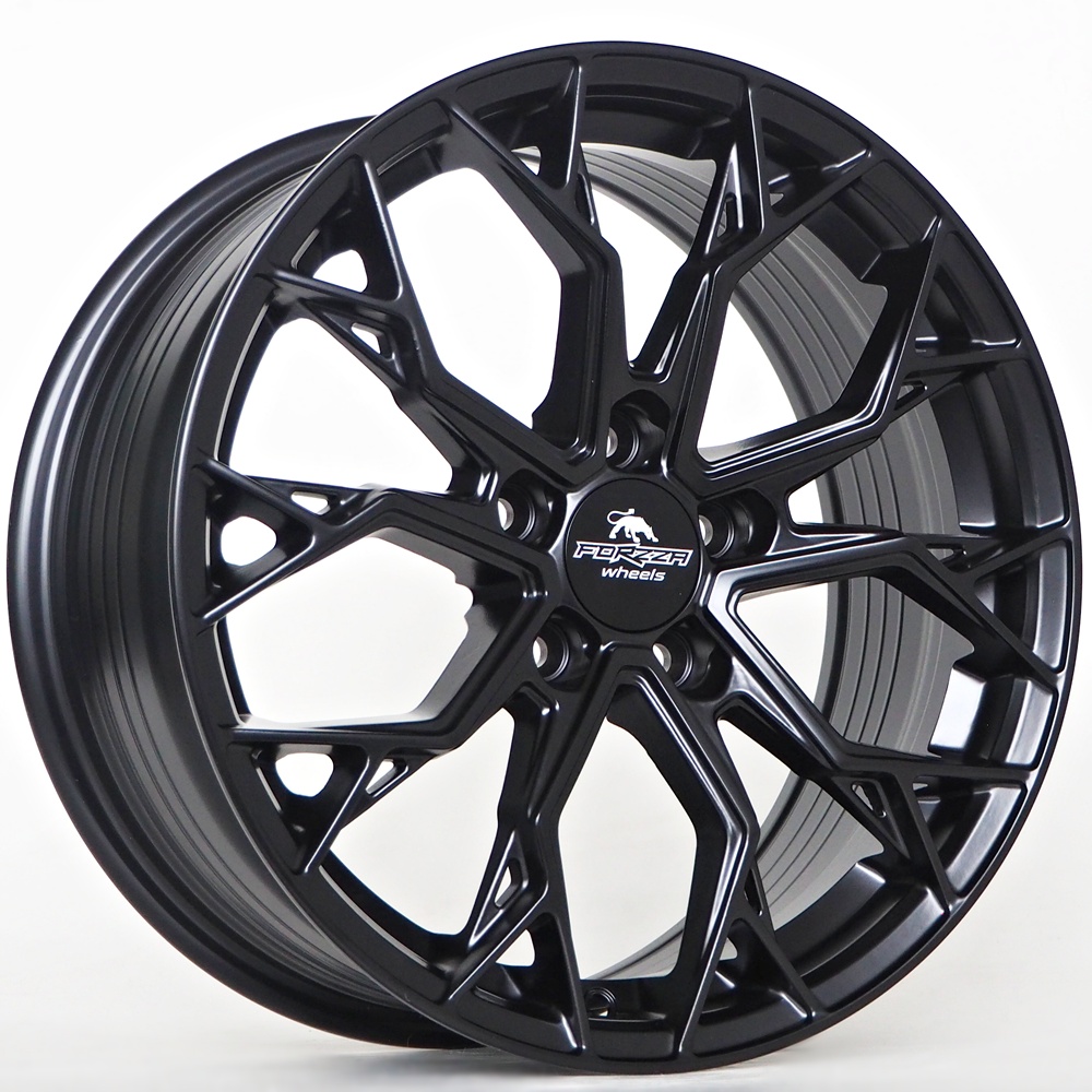 Ratlankis Forzza Titan 7,5X17 5X108 ET45 73,1 Satin Black – tootefoto
