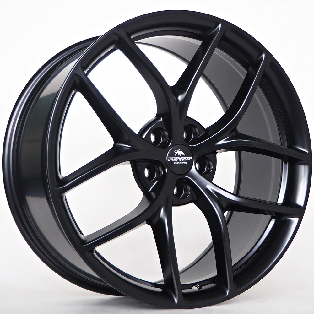 Ratlankis Forzza Urban 9,5X20 5X114,3 ET45 64,15 Satin Black / Max Load 850 kg – tootefoto
