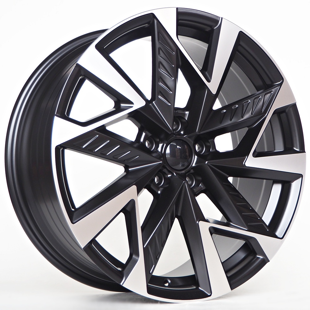 Ratlankis Inid 8X19 5X112 ET45 57,1 MATT BLACK + MACHINE FACE – tootefoto