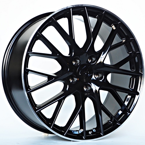 Ratlankis Mason 9,5X21 5X130 ET61 71,6 Black Lip Polished – tootefoto