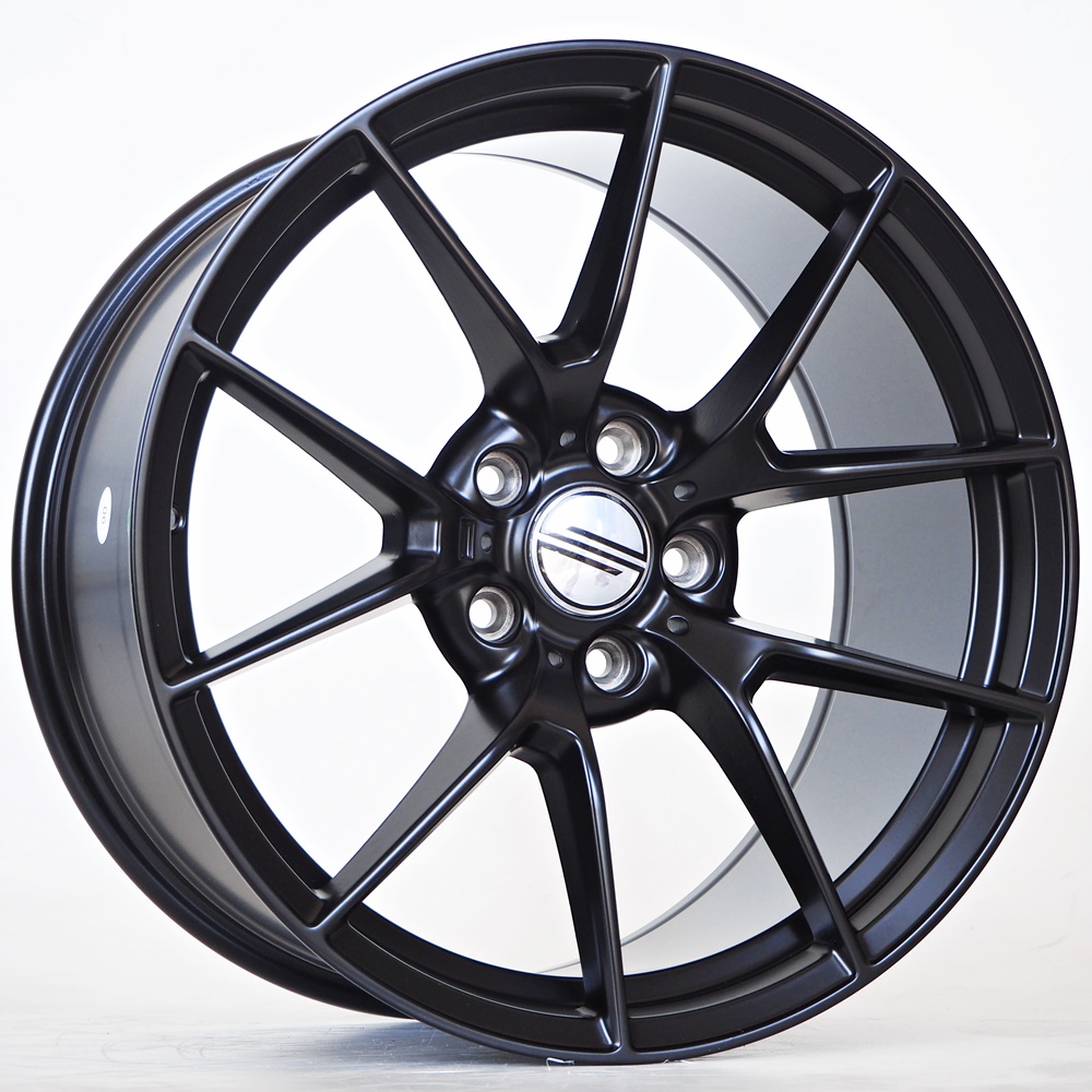 Ratlankis Morgan 8X18 5X112 ET25 66,6 Satin Black – tootefoto