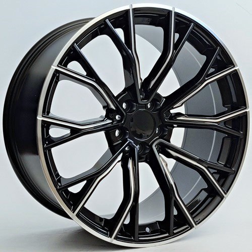 Ratlankis Omni 9,5X19 5X120 ET35 74,1 Black Milling Spoke – tootefoto