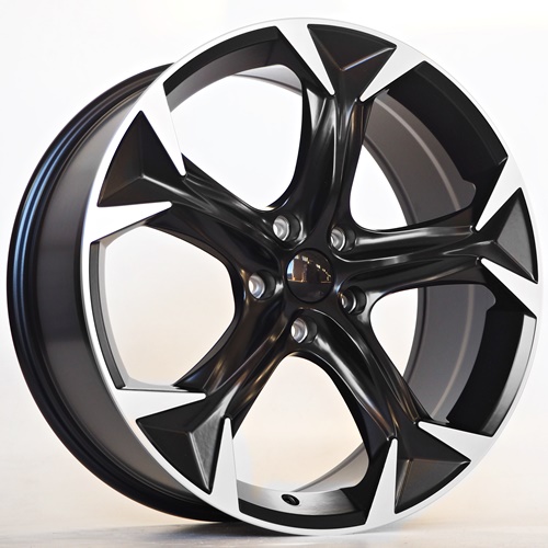 Ratlankis Sven 8,5X19 5X112 ET43 57,1 Matt Black Polished – tootefoto